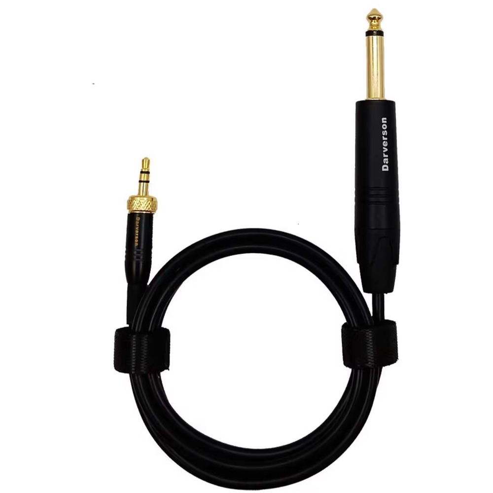 Darverson Guitar bass Instrument 1/8 to 1/4 Replacement Cable Sennheiser